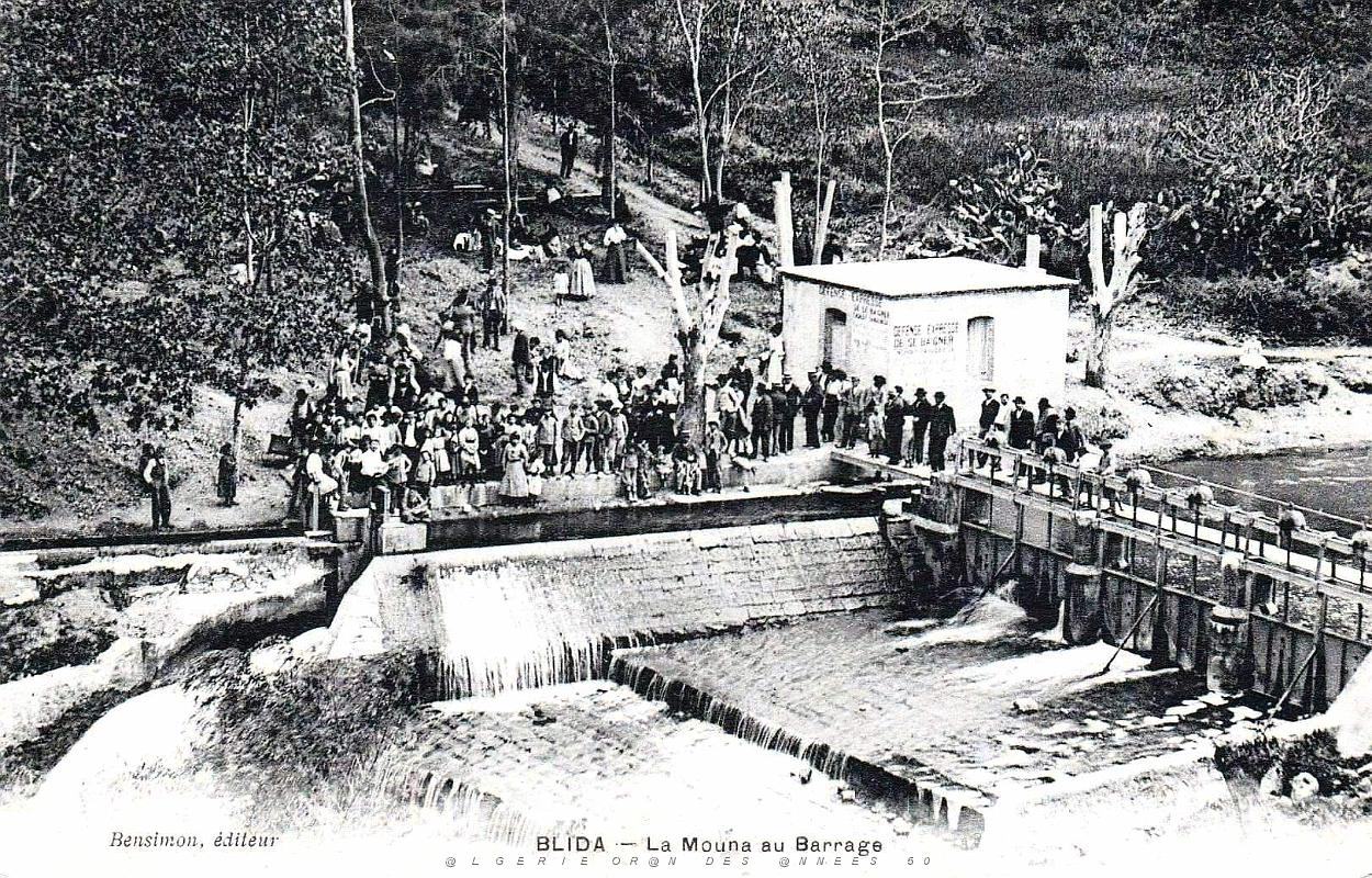 943- Blida - La Mouna au Barrage.jpg